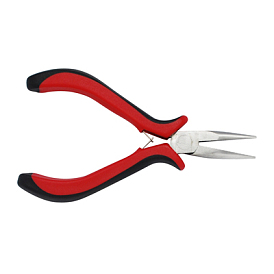 Carbon Steel Jewelry Pliers for Jewelry Making Supplies, Chain Nose Pliers, Ferronickel, 130mm