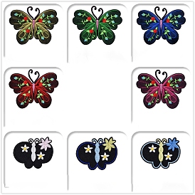 Computerized Embroidery Cloth Iron On/Sew On Patches, Costume Accessories, Butterfly