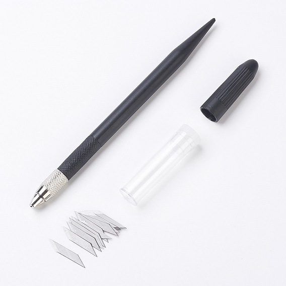 12PCS Spare Blades, Wood Carving Tools, Craft Sculpture Engraving Utility Knife, Hand Tools for Cutting Paper Metal Film