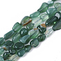 Natural Agate Beads Strands, Nuggets, Tumbled Stone