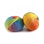 Gradient Color Wool Thread, Section Dyed Icelandic Wool Thread, Soft and Warm, for Hand-woven Shawl Scarf Hat