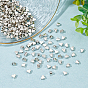 Superfindings 1000 pcs placage perles en plastique abs, cœur