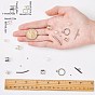SUNNYCLUE DIY Bracelets Making Kits, include Glass Beads, Brass Tube Beads & Crimp Beads, Brass Rhinestone Spacer Beads, Alloy Toggle Clasps, Steel Wire, Iron Spacer Beads
