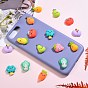 20Pcs 10 Style Opaque Resin Cabochons, Mixed Shapes