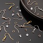 DIY Earrings Making Finding Kit, Including Brass Earring Hooks, 304 Stainless Steel Jump Rings and Plastic Ear Nuts