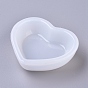Moldes de silicona diy heart dish, moldes de resina, para resina uv, fabricación de joyas de resina epoxi