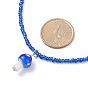 Colliers pendentifs au chalumeau faits à la main aux champignons pour femmes, perles de rocaille de verre des colliers en perles