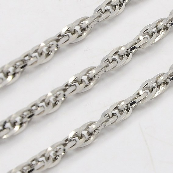 304 cadenas de cordón de acero inoxidable, soldada, 93x3 mm
