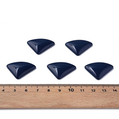 Cabochons acryliques opaques, triangle