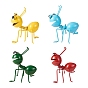 4Pcs Cute Insect for Hanging Wall, Metal Art Ant Ornament, Cute Ant Fence Decorations, for Wall Garden Lawn Indoor Outdoor Decor