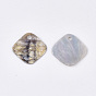 Encantos naturales de conchas de akoya, colgantes de concha de madreperla, rombo