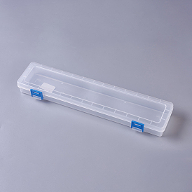 Boîte de rangement en plastique, trousse de papeterie pour crayon de peinture à l'huile aquarelle
