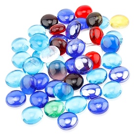Ocean Series Glass Cabochons, DIY Accessories, Half Round/Dome
