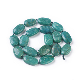Natural Amazonite Beads Strands, Oval