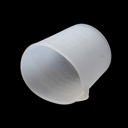 Tazas medidoras de mezcla de resina epoxi de silicona, para resina uv, fabricación de joyas de resina epoxi, columna