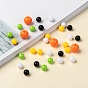 Round Opaque Acrylic Beads, 8mm, Hole: 2mm, about 1800pcs/500g