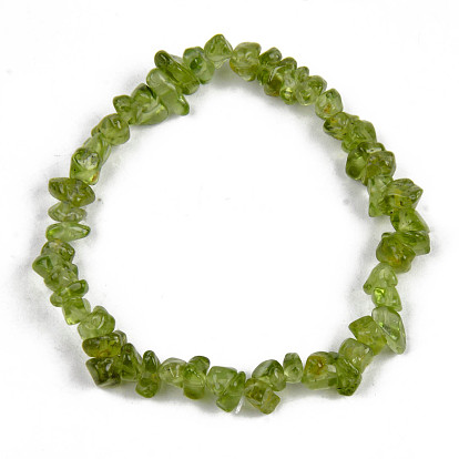 Bracelets extensibles en perles de pierre naturelle