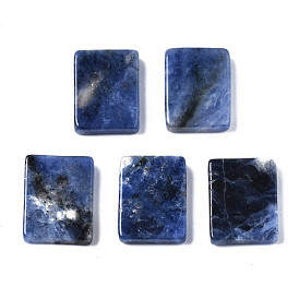 Cabochons sodalite naturelle, rectangle