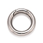 304 Stainless Steel Spring Gate Rings, for Keychain