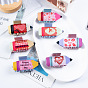 Valentine's Day Pencil Shape PVC Claw Hair Clips, Hair Accessories for Women & Girls