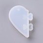 Pendant Silicone Molds, Resin Casting Molds, For UV Resin, Epoxy Resin Jewelry Making, Heart