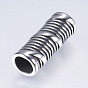 304 Stainless Steel Tube Beads, Large Hole Beads