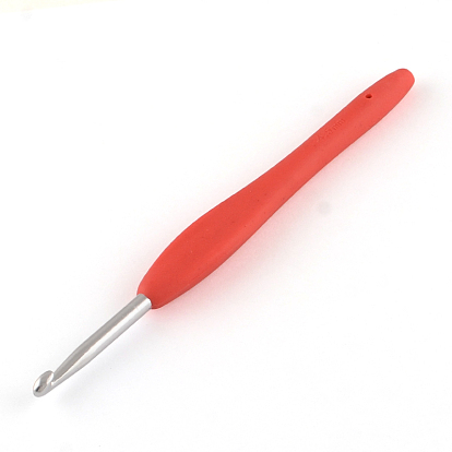 Алюминиевые крючки с резиновой ручкой покрыты, контактный: 2.0~6.0 мм, 137x12~13x8~9 мм, 9шт / коробка
