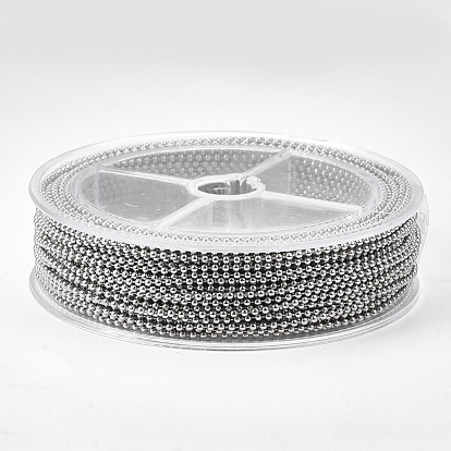 304 chaînes de billes en acier inoxydable, avec bobine