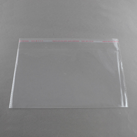 Bolsas de celofán del opp, Rectángulo, 25x17.5 cm