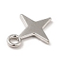 Rack Plating Alloy Charms, Cadmium Free & Lead Free, Star Charms