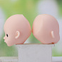 Plastic Doll Head Sculpt, with Big Eyes, DIY BJD Heads Toy Practice Makeup Supplies