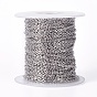 304 кабельные цепи из нержавеющей стали, пайки, с катушкой, Плоско-овальные