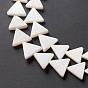 Cuentas de concha de perla natural hebras, triángulo