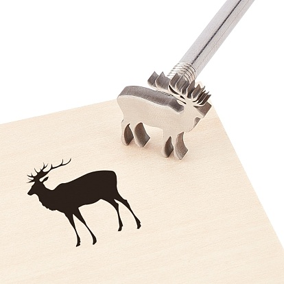 Stainless Steel Branding Iron Stamps, for Cake/Wood/Leather