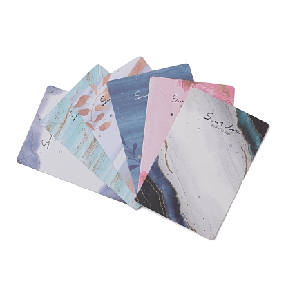 Coated Paper Bracelet Display Cards, Rectangle