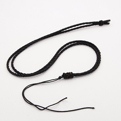 Braided Nylon Cord Necklace Making, 640x2mm