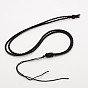 Braided Nylon Cord Necklace Making, 640x2mm