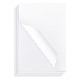 Nbeads papier photo brillant double face en plastique, rectangle