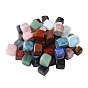 100g Cube Natural Gemstone Beads, for Aroma Diffuser, Wire Wrapping, Wicca & Reiki Crystal Healing, Display Decorations