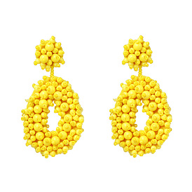 Geometric Statement Earrings for Women - Bold Designer Drop Ear Jewelry by 51991