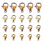 60Pcs 4 Style Ion Plating(IP) 304 Stainless Steel Lobster Claw Clasps, Parrot Trigger Clasps