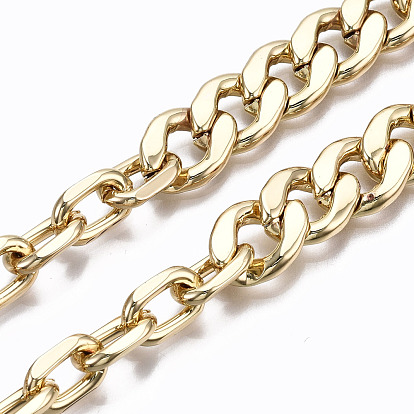 Bag Chains Straps, Iron Curb Link Chains and Cable Link Chains, with Alloy Swivel Clasps, for Bag Replacement Accessories