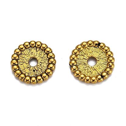 Tibetan Style Spacer Beads, Disc, 11x1.3mm, Hole: 2mm