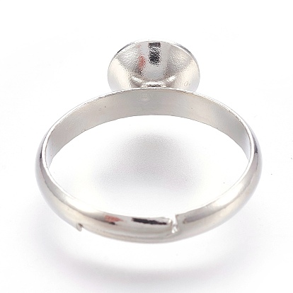 Componentes de anillos de dedo de acero inoxidable ajustables 304, con 201 bandeja de acero inoxidable