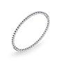 304 Stainless Steel Round Beaded Hinged Bangle