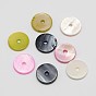 Dyed Natural Shell Bead Spacers, Disc/Flat Round, Heishi Beads,