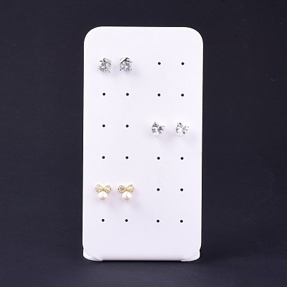 Acrylic Earring Display Stands for 12 Pairs Show, Rectangle
