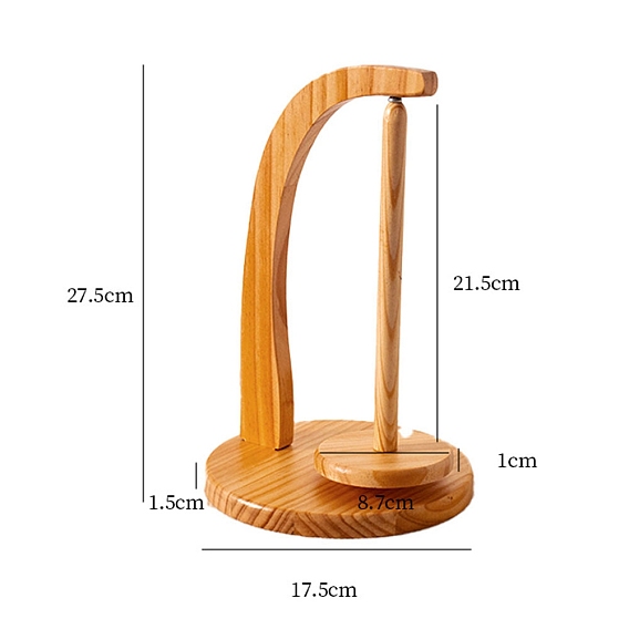 Wooden Rotating Line Frame, High-performance Magnetic Hand-woven Yarn Holder, Wooden Yarn Spinning Tool, with Coconut Brown Box