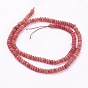 Natural White Jade Beads Strand, Flat Round, 4x2mm, Hole: 1mm, about 157pcs/stand, 15.7 inch