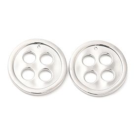 Alloy Pendants, Button